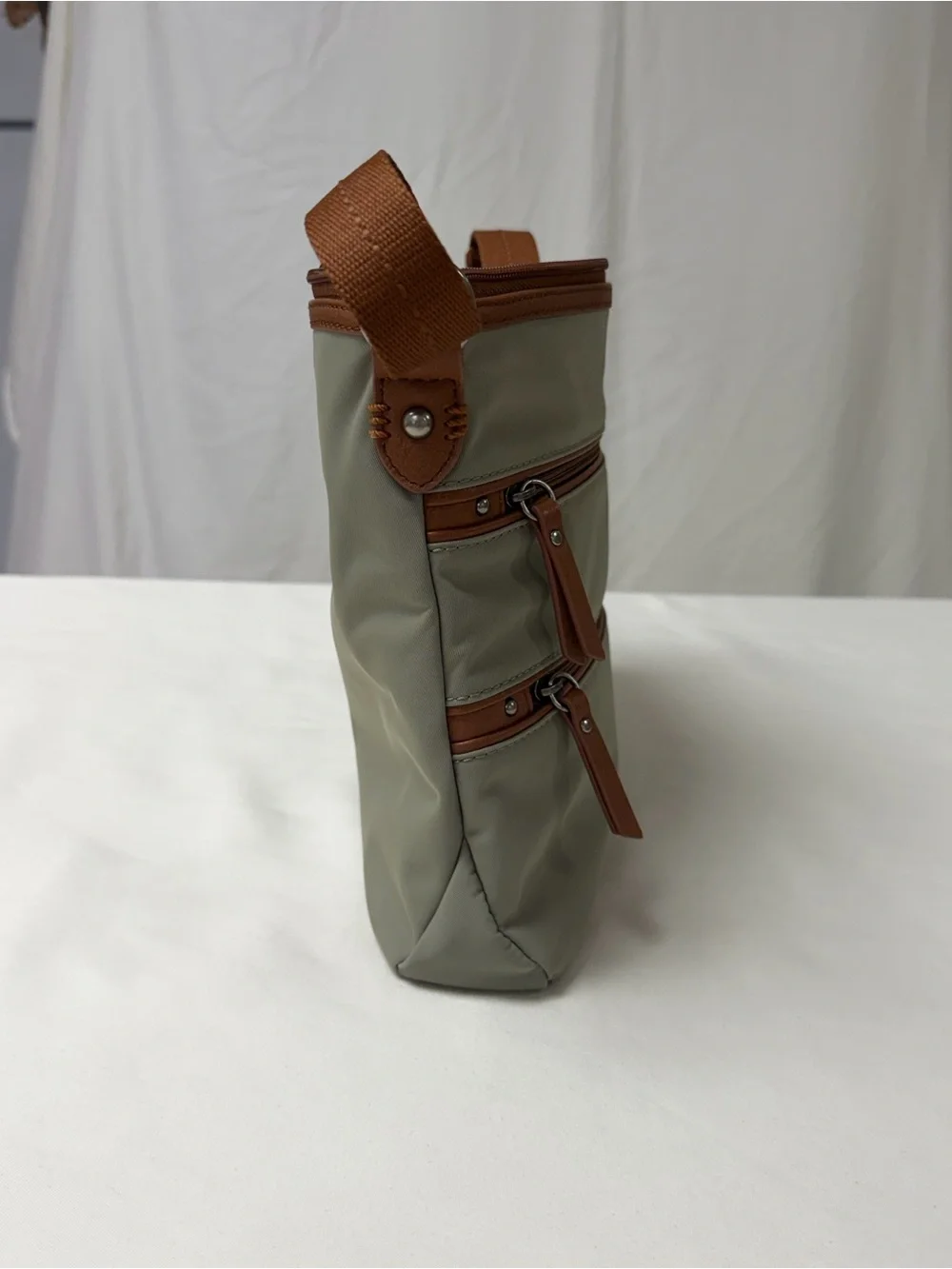 NWOT The Sak Esperado Cross Body Nylon Olive Color  Adjustable Strap